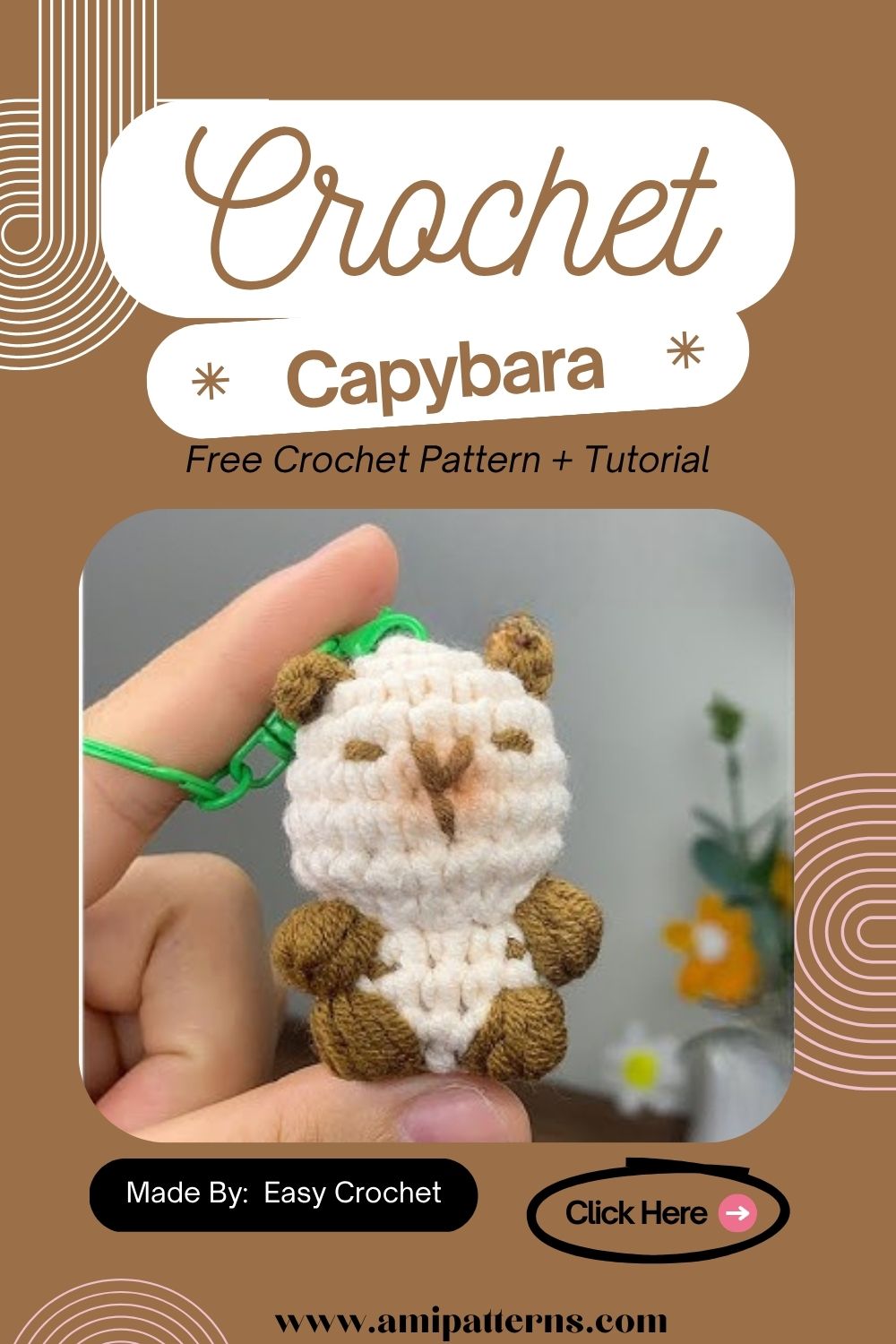 Amazing Crochet Capybara Amigurumi Pattern for a Unique Look