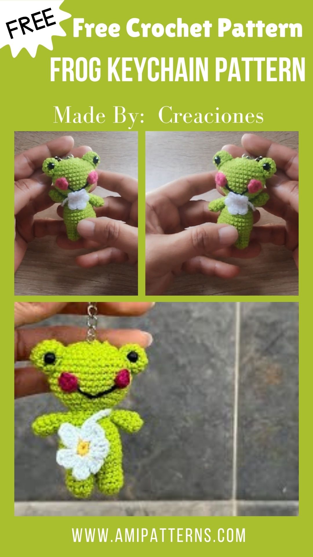 Fabulous Crochet Frog Keychain Pattern to Spruce Up Your Decor