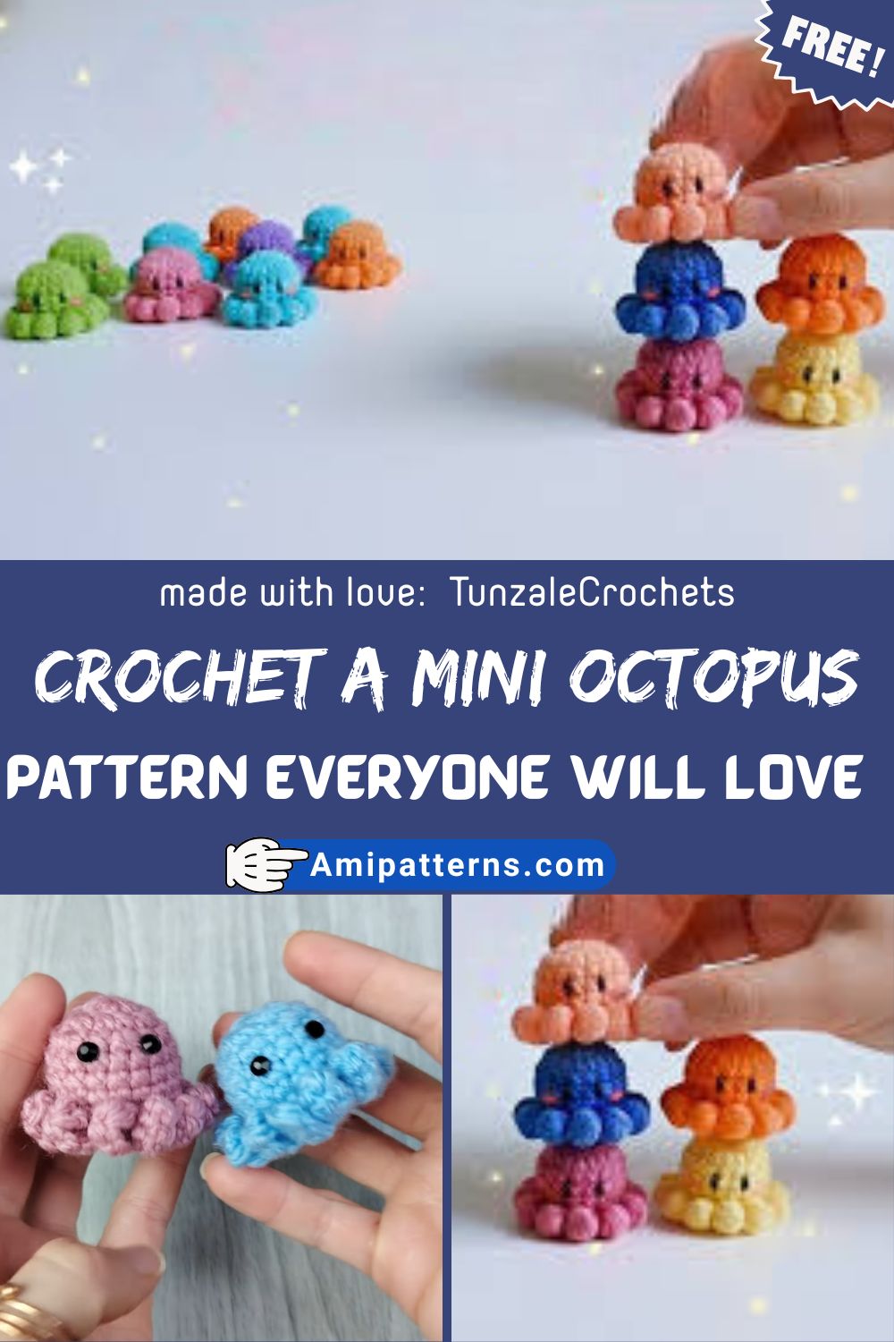 Flawless Crochet a Mini Octopus Amigurumi Pattern Everyone Will Love