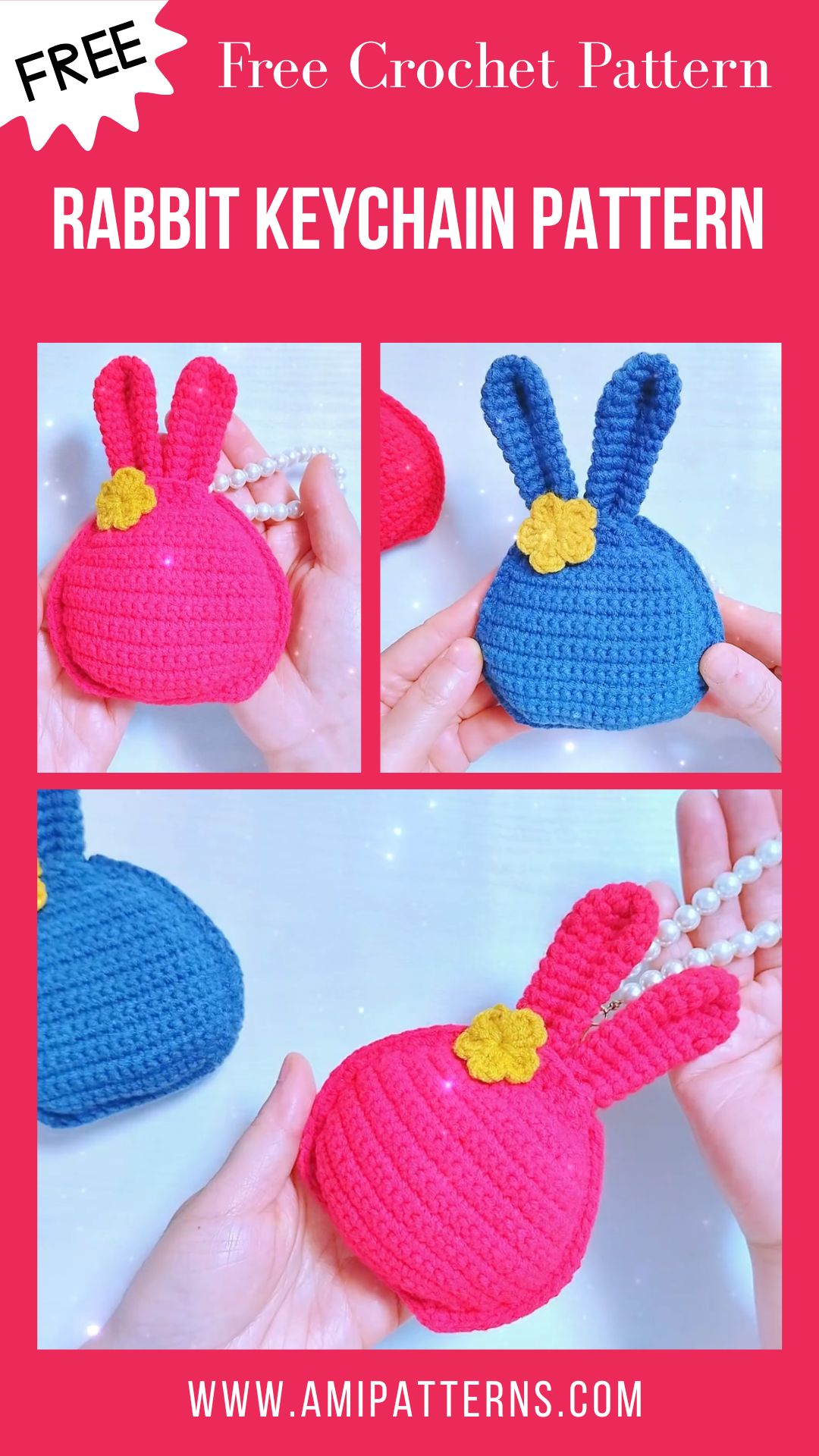 How to Crochet a Cute Rabbit Keychain Pattern for Eye-Catching Style