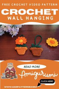 Crochet and Wall Hanging Keychain Charms Free Pattern You Will Want to Make Them