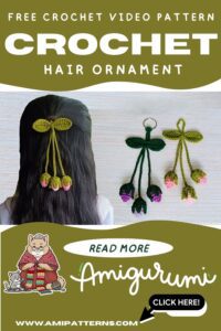 Classy Crochet Hair Ornament, Bag Charm and Keychain Pattern Everyone Is Making