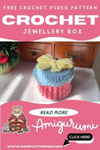 Awesome Crochet Jewellery Gift Box with Bow Pattern for Beginners