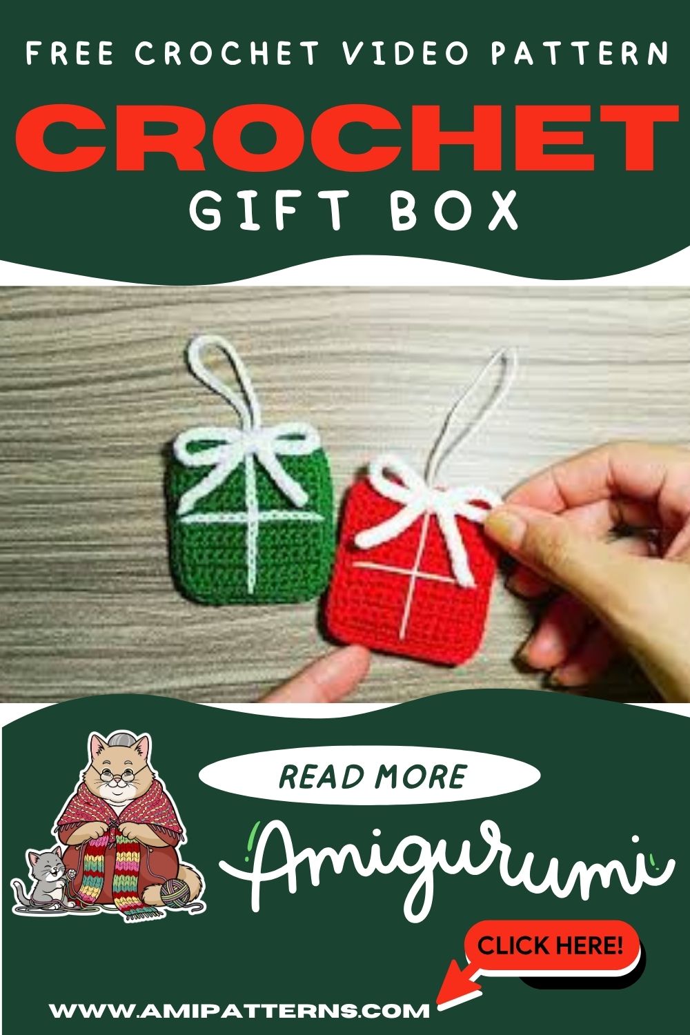 Hopeful Crochet Christmas Gift Box Free Pattern It Will Steal the Whole Holiday Show