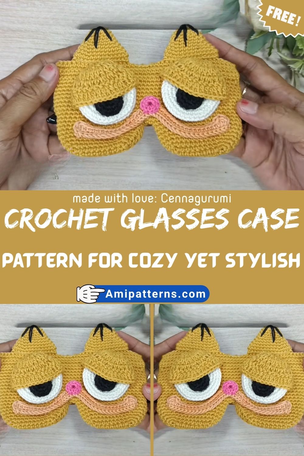 Sparkling Crochet Glasses Case Pattern for Cozy Yet Stylish Fashion
