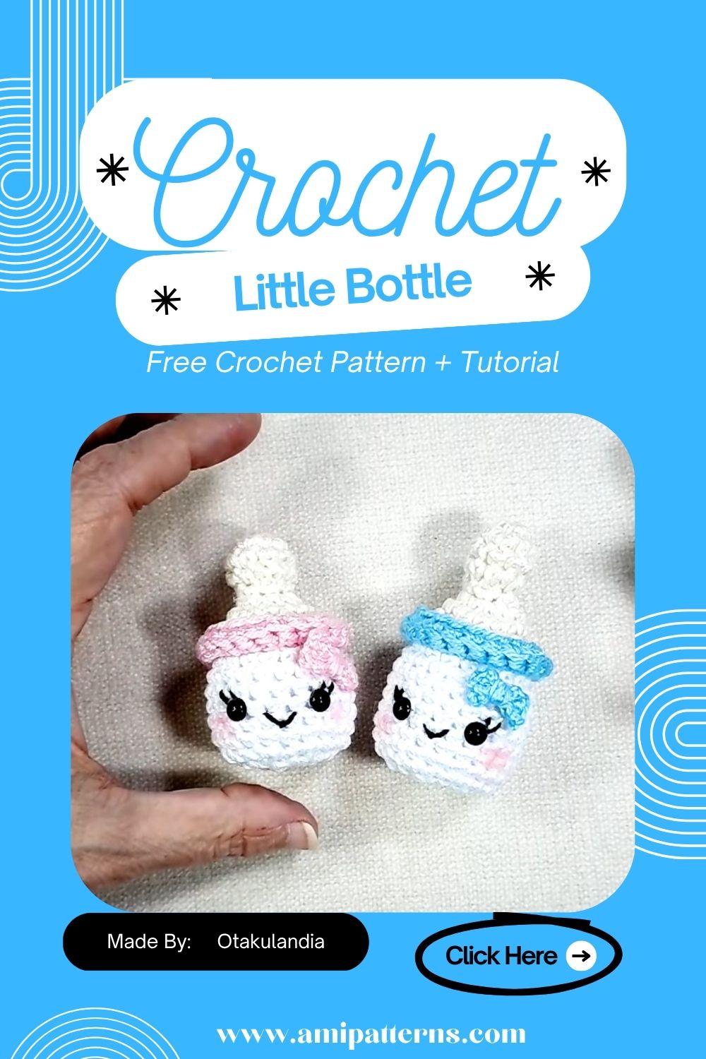 Polished Crochet A Little Bottle Full of Magic Free Kawaii Pattern