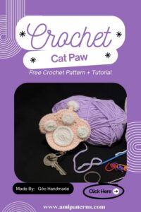 Obsessed With Crochet Cat Paw Keychain Free Amigurumi Pattern You Need to Try