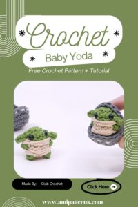 Dazzling Crochet Baby Yoda Amigurumi Pattern for Adorable Home Accents