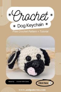 Glowing Crochet Dog Keychain Amigurumi Pattern to Brighten Any Space