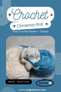 Dreamy Crochet Merajut Cinnamon Roll Keychain Amigurumi Pattern