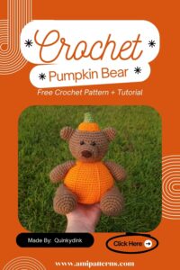 Classy Crochet Pumpkin Bear Halloween Amigurumi Pattern for a Cute Display
