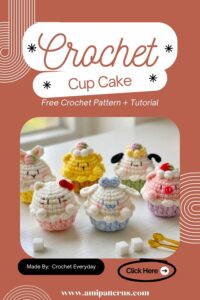 Lovely Crochet Cup Cake Animal Amigurumi Pattern for Festive Home Looks