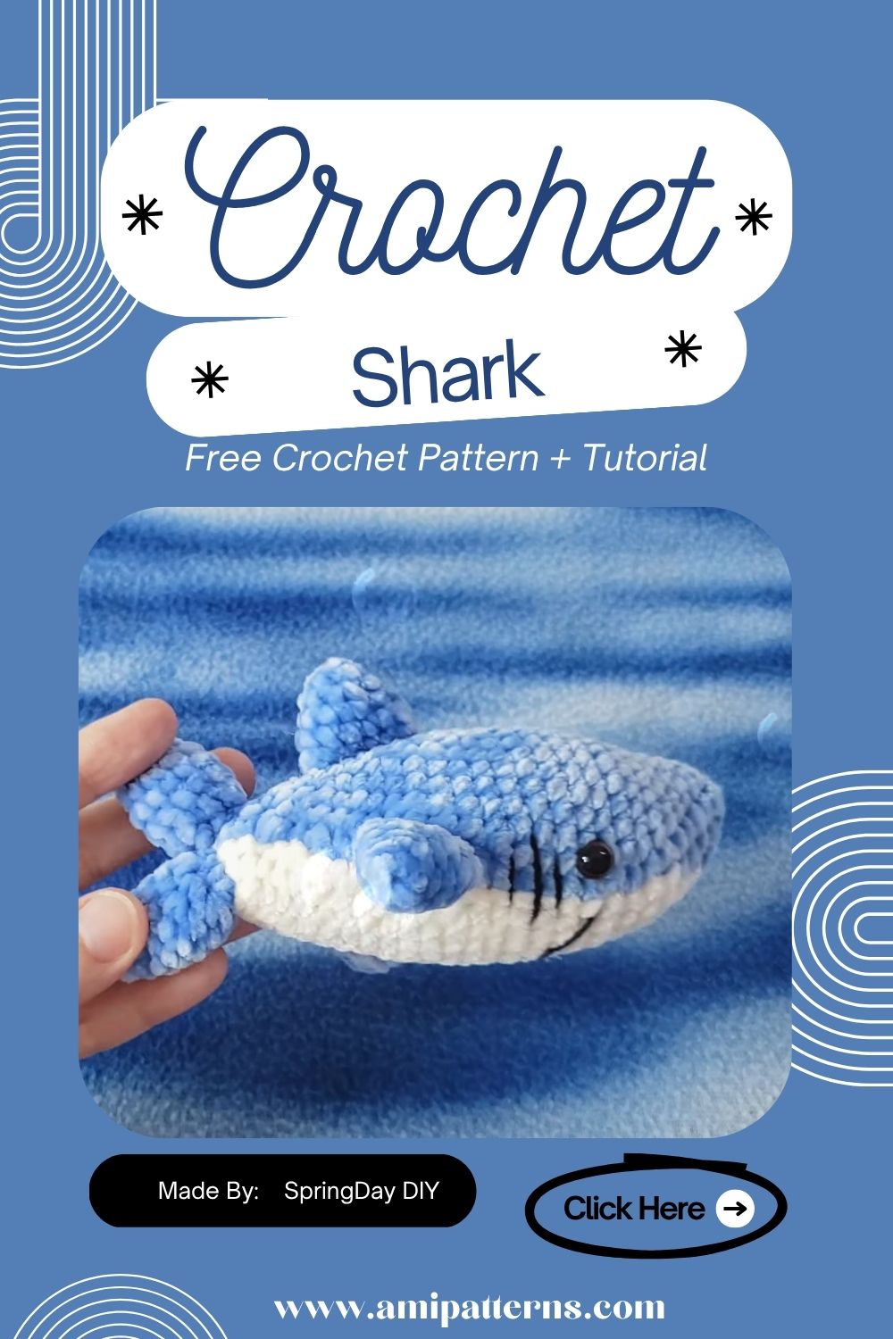 Blissful Crochet Shark Amigurumi Pattern for Handmade Magic