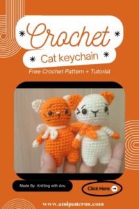 Charming Crochet a Cat keychain Amigurumi Pattern for Beginners