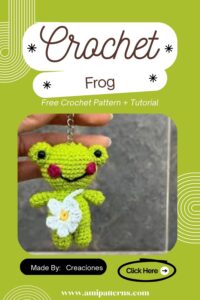 Fabulous Crochet Frog Keychain Pattern to Spruce Up Your Decor