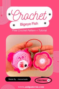 Charming Crochet Bigeye Fish Amigurumi Pattern for small essentials