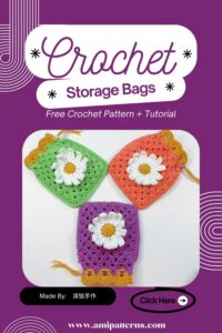 Beautiful Crochet Storage Bags and Practical Free Pattern Everyone Is Loving
