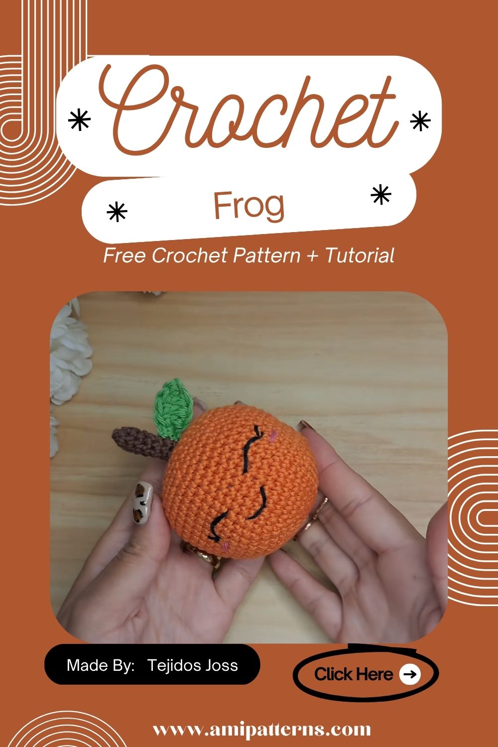 Brilliant Crochet Orange Amigurumi Pattern for Autumn Looks