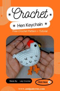 Comforting Crochet Hen Keychain Pattern to Wow Everyone
