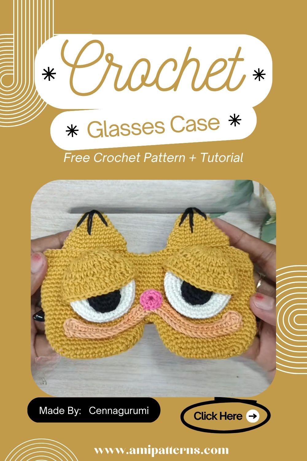 Sparkling Crochet Glasses Case Pattern for Cozy Yet Stylish Fashion