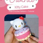 Artistic Crochet Kitty Cake Amigurumi Pattern for Playful Home Decor