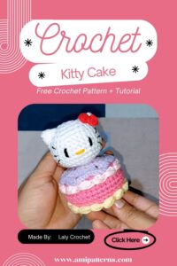 Artistic Crochet Kitty Cake Amigurumi Pattern for Playful Home Decor