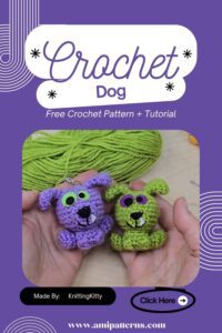 Dazzling Crochet Halloween Dog Keychain Amigurumi Free Pattern Packed with Spooky