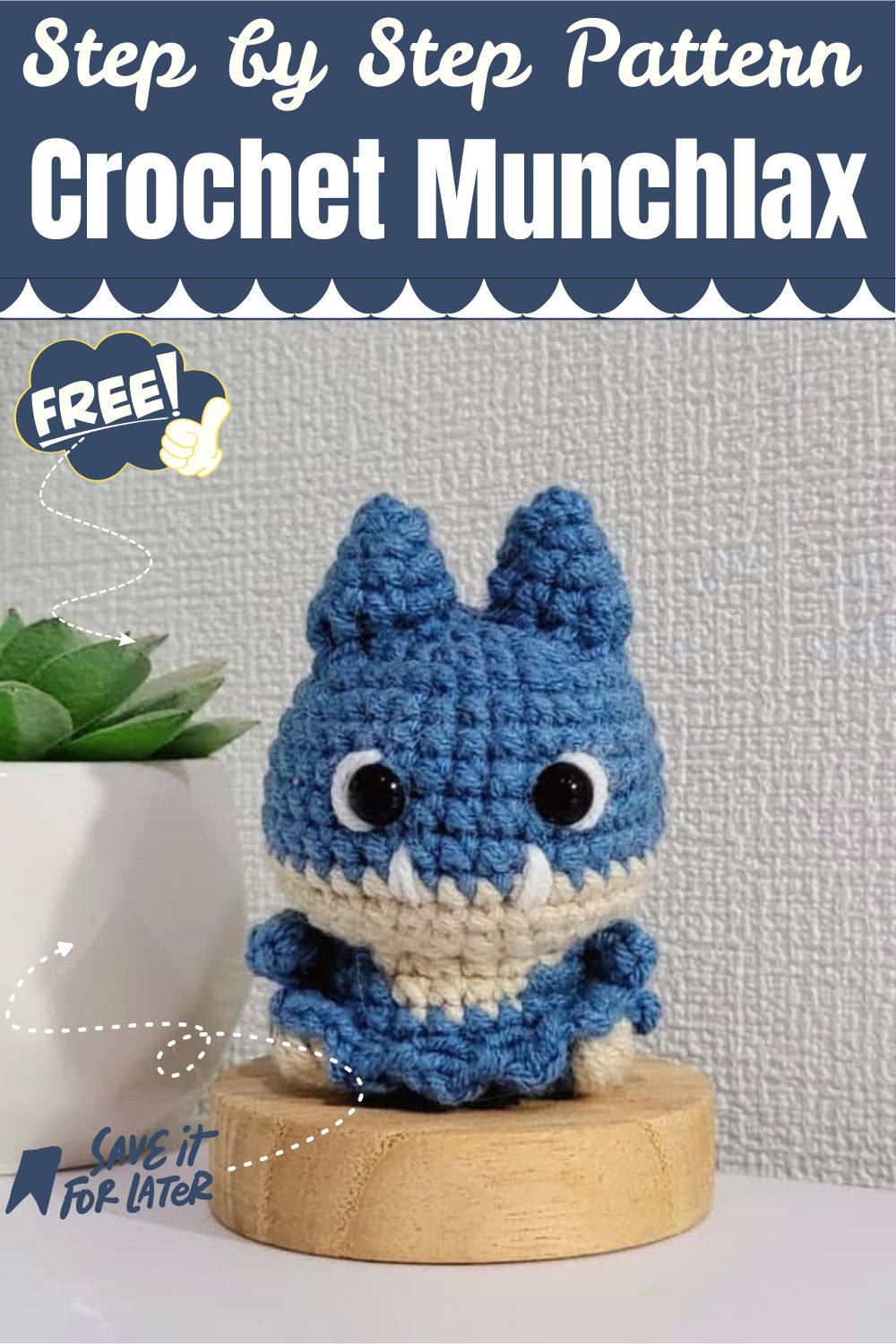 Crochet Munchlax Amigurumi for Pokémon Fans